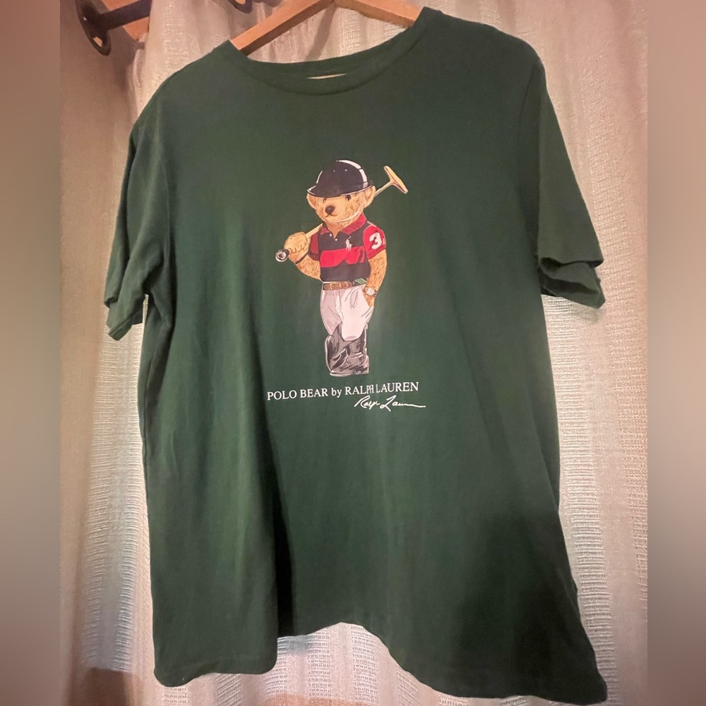 Polo by Ralph Lauren Kids Dark Green Polo Bear Tee